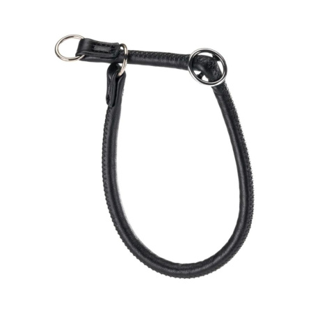 Ошейник-полуудавка ФЕРПЛАСТ VOGUE CORD CS10/40 из натуральной кожи,черный