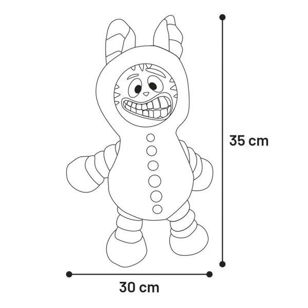 Игрушка "Кот" ANGRU коричневый, 35 х 21 х 30 см FL522348 ТРИКСИ