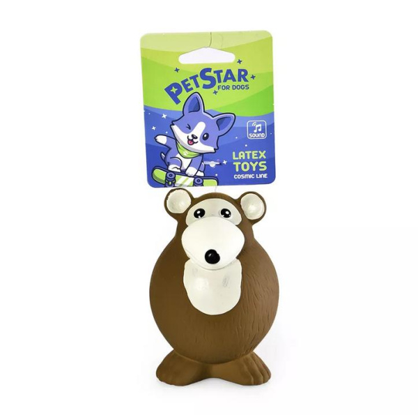 PET STAR игр.д/собак 11*7*8см МЫШЬ латекс