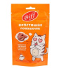 Лакомство для кошек Хрустящие подушечки Biff с паштетом из курицы 60 г 026663 ТИТБИТ