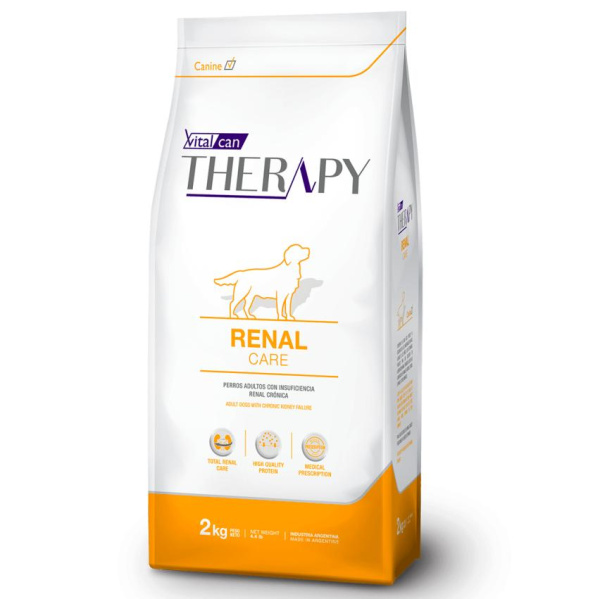 Виталкан Корм Therapy Canine Renal Care для собак, при болезнях почек, 2 кг