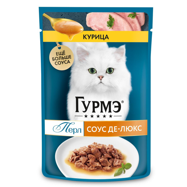 Gourmet Перл пауч соус делюкс курица 75г