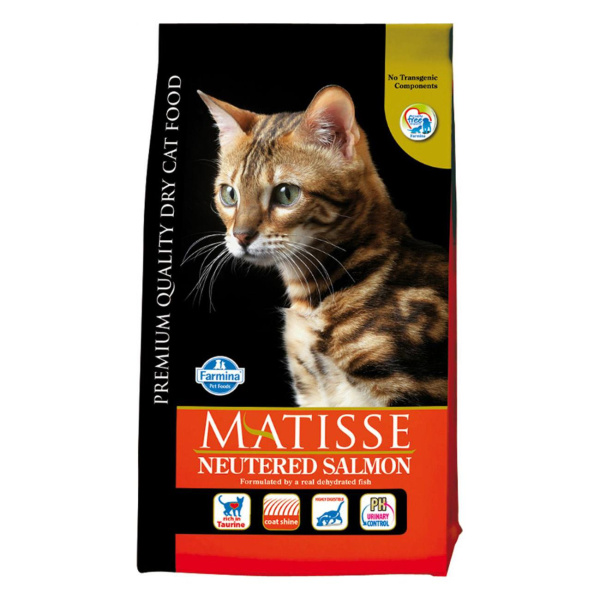 Farmina Matisse Cat для стерилиз.кошек и кастрир.котов с лососем 1,5кг