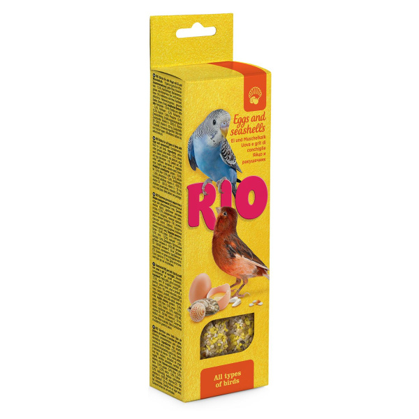 RIO Палочки д/птиц с яйцом и ракушечником 2*40г