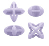Игрушка интерактивная д/собак из натурального каучука Chewtastic Geometrics Geo-AstroRolly, лаванда
