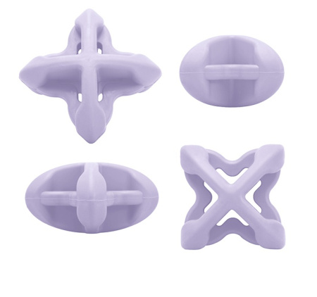 Игрушка интерактивная д/собак из натурального каучука Chewtastic Geometrics Geo-AstroRolly, лаванда