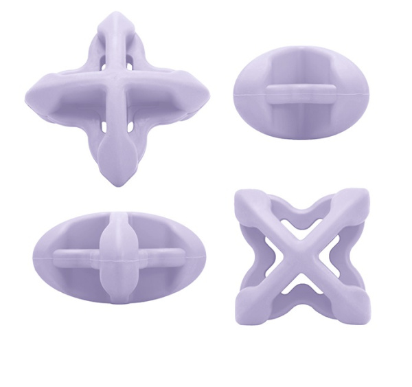Игрушка интерактивная д/собак из натурального каучука Chewtastic Geometrics Geo-AstroRolly, лаванда