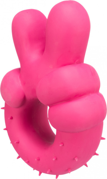 Игрушка Peace sign, латекс, 14см 35519 ТРИКСИ