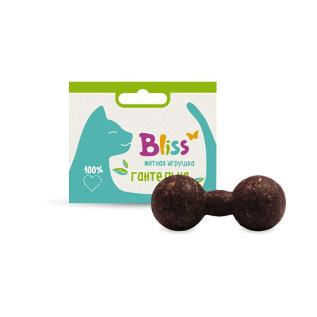 Игрушка Bliss для кошек «Мятная гантелька»