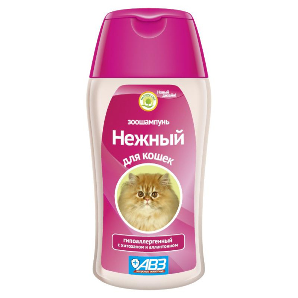 НЕЖНЫЙ Зоошампунь для кошек 180 мл