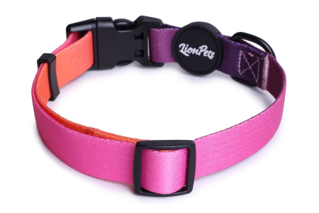 Ошейник для собак LionPets с рисунком из полиэстера LPO-00500-7 (Обхват 25-40 см, ширина 2,0 см)