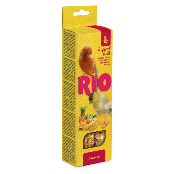 RIO Палочки д/канареек с тропическими фруктами 2*40г (вывод)