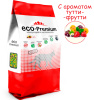 ECO Premium Тутти-фрутти наполнитель древесный ягоды 20,2 кг 55 л