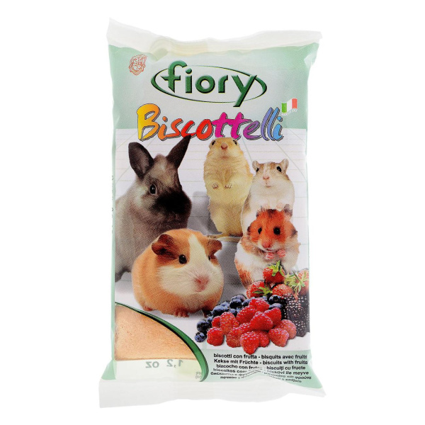 FIORY бисквиты для грызунов Biscottelli с ягодами 35 г
