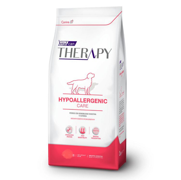 Виталкан Корм Therapy Canine Hypoallergenic Care для собак всех возрастов при аллергии, 10 кг