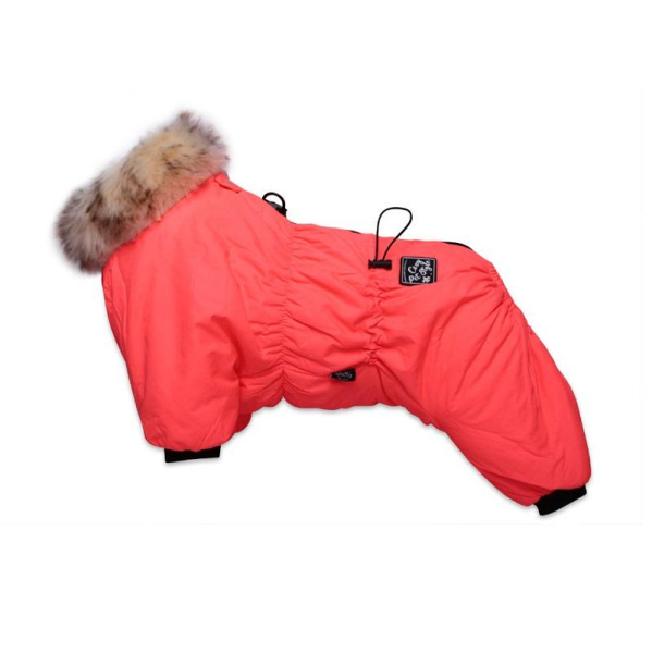 Комбинизон д/собак Lion Nise-Style SLPK137 дев.цвет корал,Р XXL(спинка 36см,ош 28-40см,ог 44-60см)