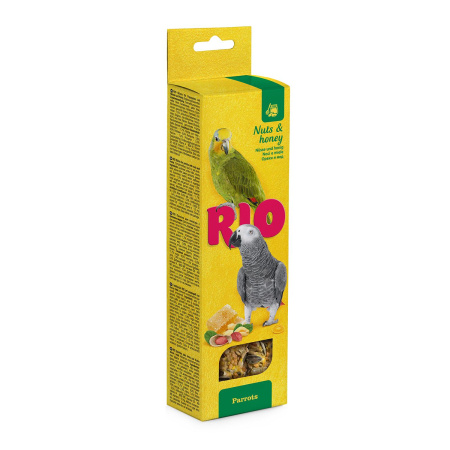 RIO Палочки д/попугаев с медом и орехами 2*90г