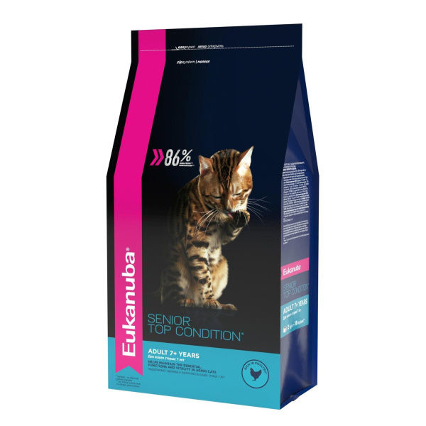 ЭУКАНУБА CAT пожилые с курицей 400г