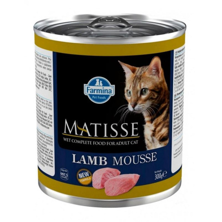 Farmina Matisse Cat консервы мусс с ягнёнком д/взр. кошек 300г