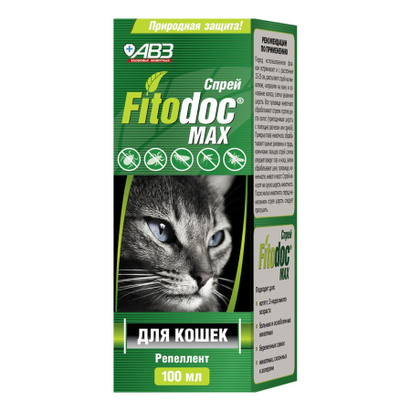 FITODOC Max спрей репеллентный д/кошек 100мл