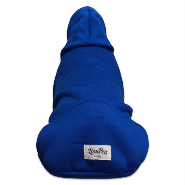 Худи для собак LionPets LPH-52 (Синий) (Размер XL (спинка 35 см))