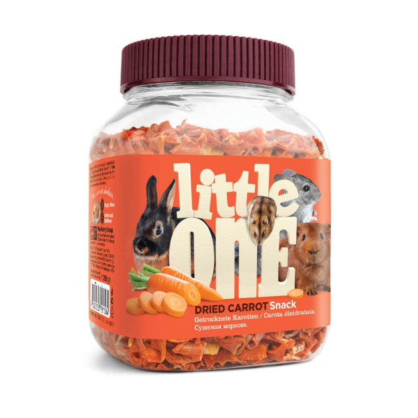 Little One д/грызунов лакомство Сушеная морковь 200г
