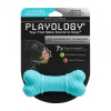 Playology двухслойная жев. косточка DUAL LAYER BONE д/сред. и круп.пор. с аром.арахиса, бол.,голубая