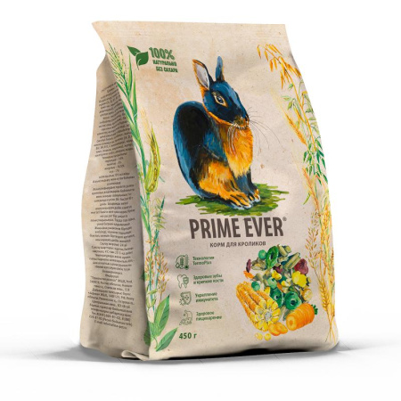 Prime Ever сухой корм для кроликов 0,45кг