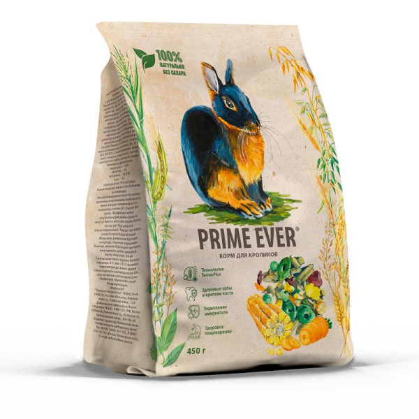 Prime Ever сухой корм для кроликов 0,45кг