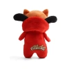 GiGwi PLUSH FRIENDZ Игрушка мягкая для собак "Лисичка в костюме хот-дога с пищалкой", 125мм