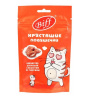 Лакомство для кошек Хрустящие подушечки Biff с паштетом из телятины 60 г 026687 ТИТБИТ