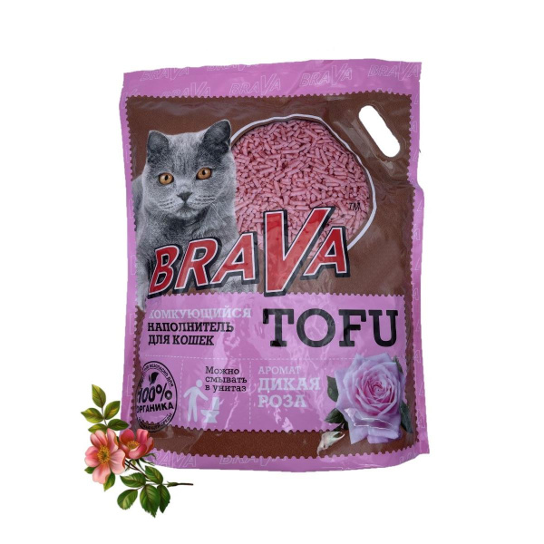 БРАВА Тофу 5л Дикая роза (1*8)