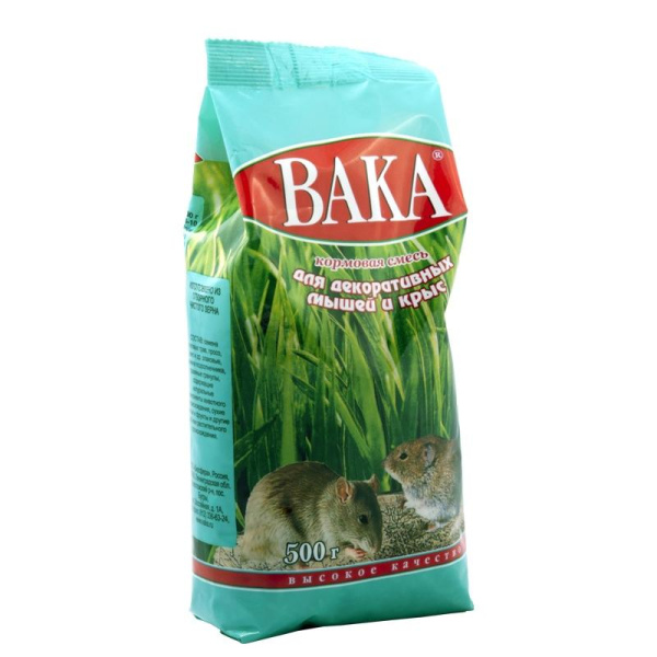 ВАКА Высокое Качество 500г для мышей и крыс (1*14)