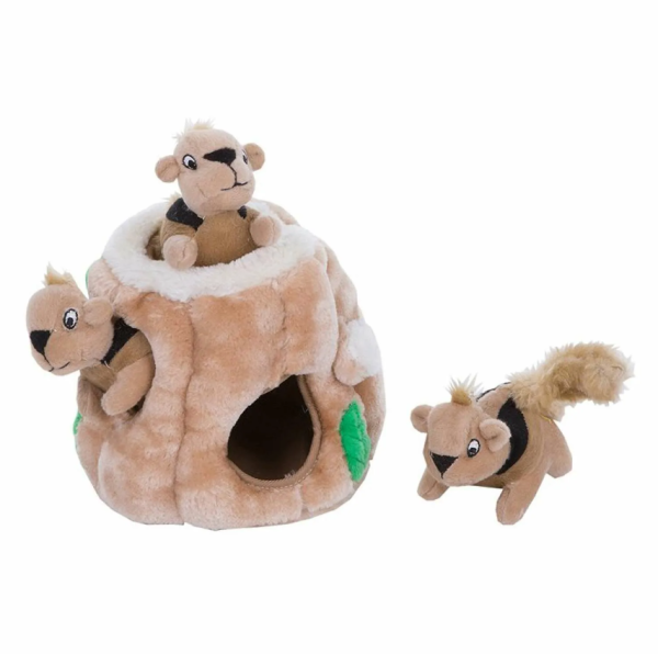 Игрушка-головоломка для собак Hide-A-Squirrel (спрячь белку) малая 12 см Outward HOUND