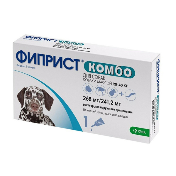 Фиприст Комбо д/собак 20-40 кг 2,68мл
