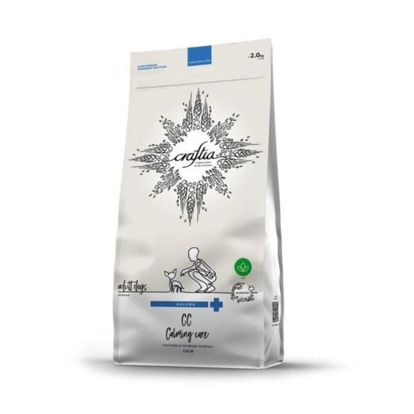 Ветеринарная диета CRAFTIA GALENA DOG CALMING CARE Калминг для собак при стрессовых ситуациях 2 кг
