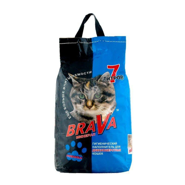 БРАВА 7л длинношерстная кошка