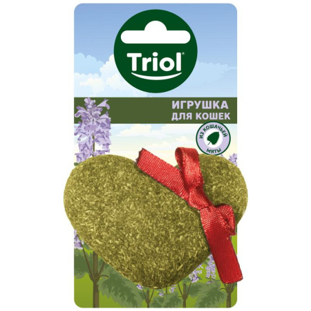 Игрушка для кошек из кошачьей мяты Сердечки 22171047 ТРИОЛ