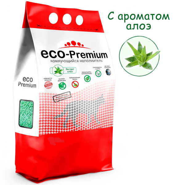 ECO Premium Алоэ наполнитель древесный алоэ 7,6 кг 20 л