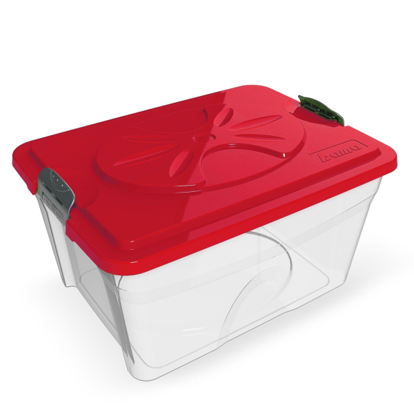 BAMA PET контейнер для хранения корма SIM BOX 18л 40x30x22h см, прозрачный (30001)
