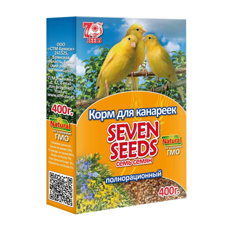 SEVEN SEEDS корм д/канареек 400г (1*16)