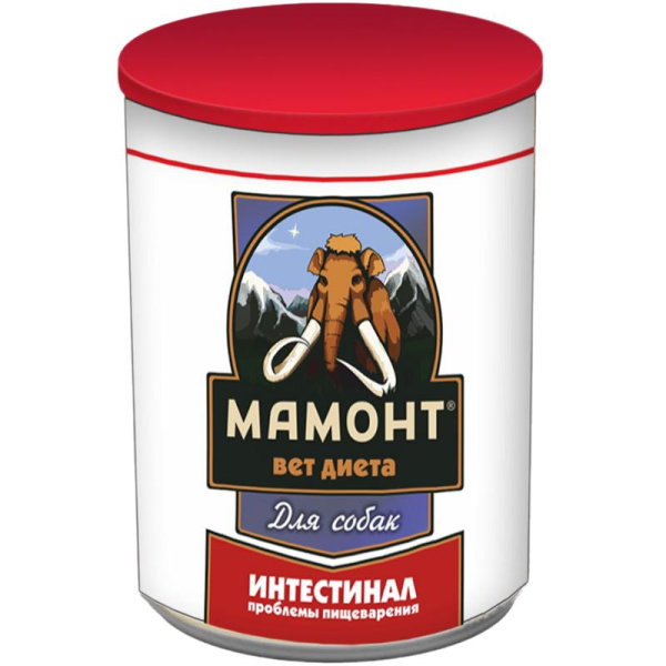 Мамонт VET Diet Intestinal диета для собак влажный 0,525 кг