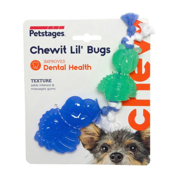 Petstages игрушка для собак Mini "ОРКА жуки" 15 см, пара