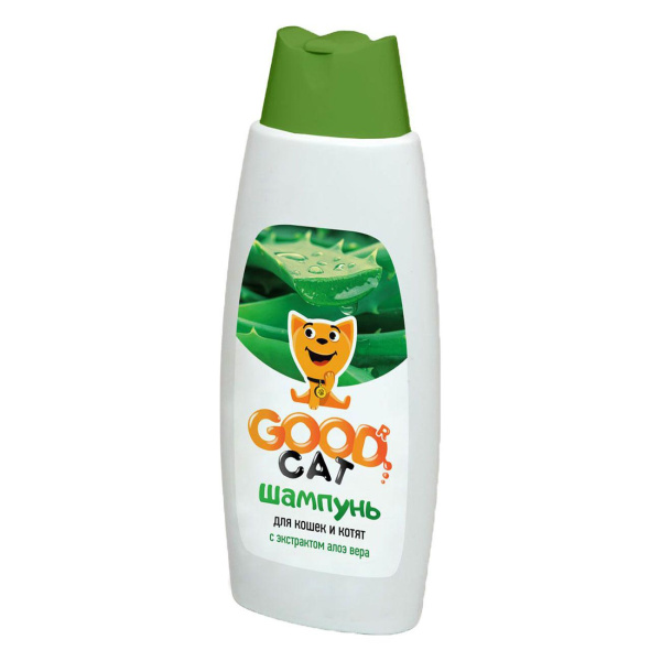 Good Cat шампунь д/кошек и котят с ароматом АЛОЭ ВЕРА 250мл
