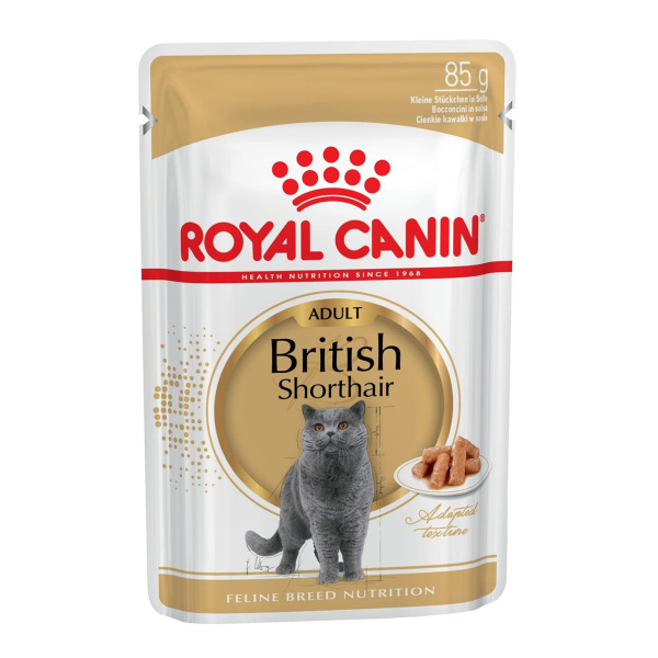 Британская короткошерстная пауч (соус) 85г ROYAL CANIN