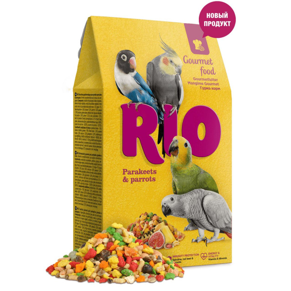 RIO Гурмэ корм д/средних и крупных попугаев 250г