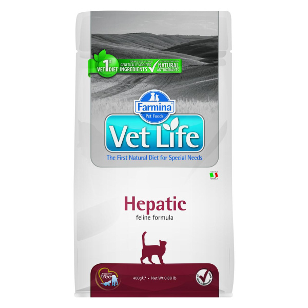 Farmina Vet Life Cat Hepatic 400 г