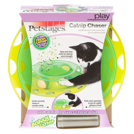 Petstages игрушка для кошек Трек с контейнером для кошачьей мяты