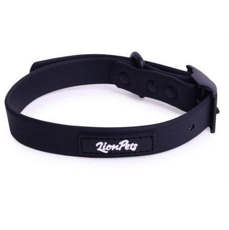 Ошейник из биотана LionPets с метал.пряжкой LPO-00520-1 Черный,Размер L (ош 33-55см,ширина 1,9см)