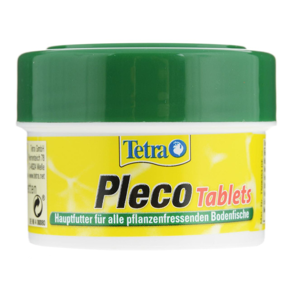 TetraPlecoTablets корм со спирулиной для сомов и донных рыб 58 таб.